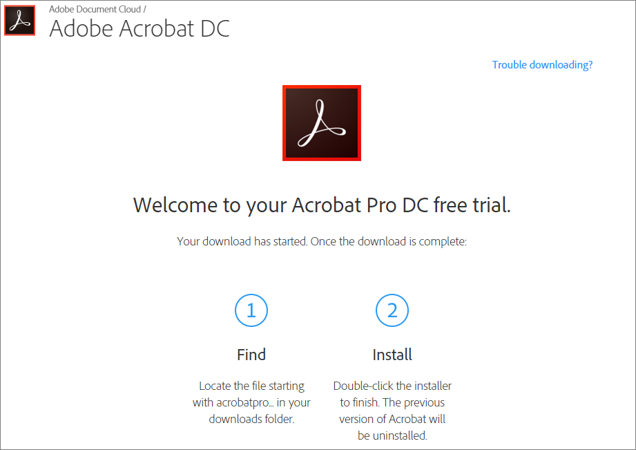 adobe acrobat pro free download windows 10